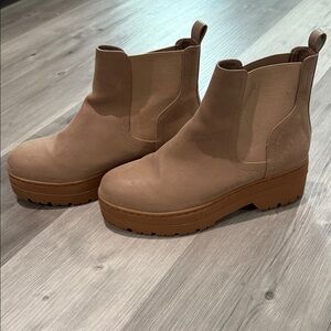 MIA Light Brown Ankle Booties